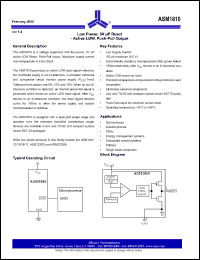 Click here to download ASM1810R-10F Datasheet