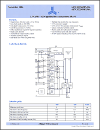 Click here to download AS7C33256PFS36A Datasheet