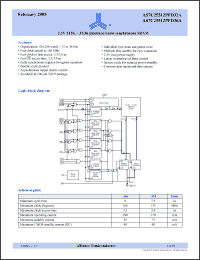 Click here to download AS7C25512PFD36A-166TQIN Datasheet