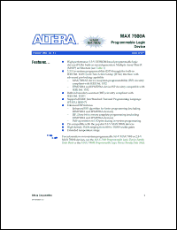 Click here to download EPM7032AELC44-10 Datasheet