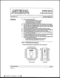 Click here to download EP600PC Datasheet