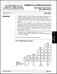 Click here to download EPM5016PC15 Datasheet