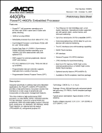 Click here to download PPC440GRX-NPAFFFTS Datasheet