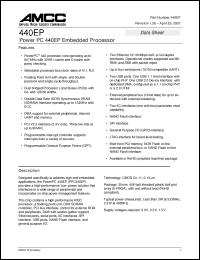 Click here to download PPC440EP-3PBFFFCX Datasheet