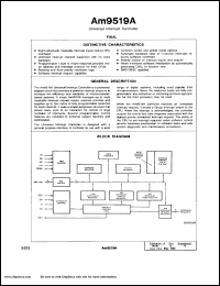 Click here to download Am9519APC Datasheet