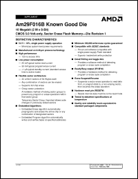 Click here to download AM29F016B-120DTC1 Datasheet