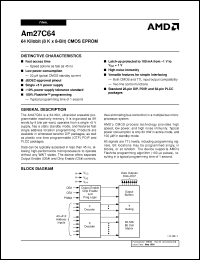 Click here to download AM27C64-150JC Datasheet