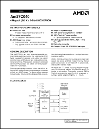 Click here to download AM27C040-120PC Datasheet