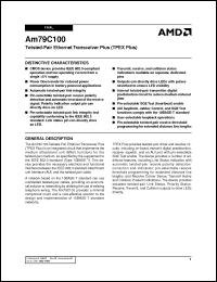Click here to download AM79C100JC Datasheet