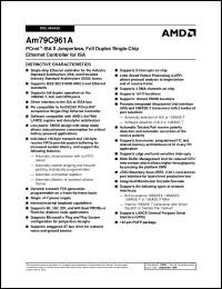 Click here to download AM79C961AKC Datasheet