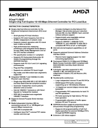 Click here to download AM79C971VCW Datasheet