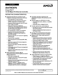 Click here to download AM79C976KCWV Datasheet