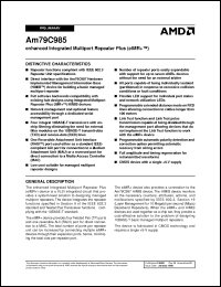 Click here to download AM79C985 Datasheet
