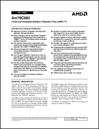 Click here to download AM79C985JC Datasheet