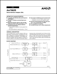 Click here to download AM7992BDCB Datasheet