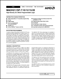Click here to download MACH211SP-10VC Datasheet
