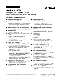 Click here to download Am29LV160DB-120 Datasheet