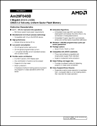 Click here to download 29F040 Datasheet