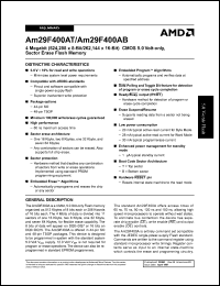 Click here to download AM29F400AT Datasheet