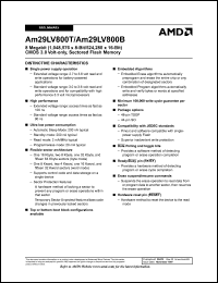 Click here to download Am29LV800B-100 Datasheet