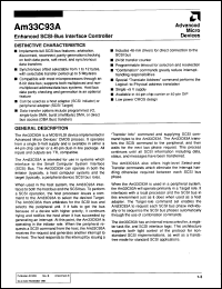 Click here to download AM33C93 Datasheet