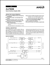Click here to download AM7992B Datasheet