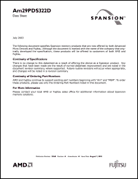 Click here to download Am29PDS322DB10 Datasheet