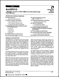 Click here to download AM28F010A200PI Datasheet