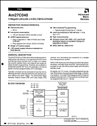 Click here to download AM27C040-100 Datasheet
