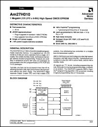 Click here to download AM27H010-90V05 Datasheet