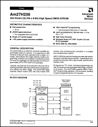 Click here to download AM27H256-70LI Datasheet