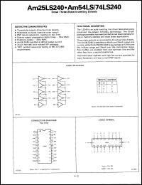 Click here to download AM25LS240PC Datasheet