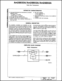 Click here to download AM29855A/B3A Datasheet