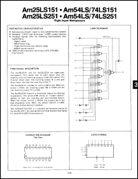 Click here to download AM25LS151PC Datasheet