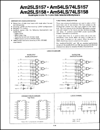 Click here to download AM25LS158FMB Datasheet