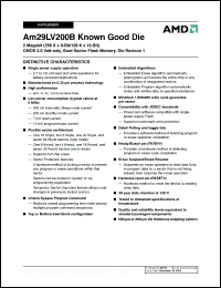 Click here to download AM29LV200BB-60RDWI Datasheet