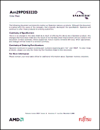 Click here to download AM29PDS322DB120WMI Datasheet