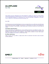 Click here to download AM29PL320DB60RWPI Datasheet
