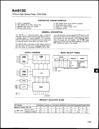 Click here to download AM9150-25DC Datasheet