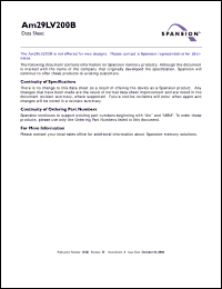 Click here to download AM29LV200BT-90WAF Datasheet