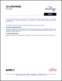 Click here to download AM29LV001BB-5JI Datasheet