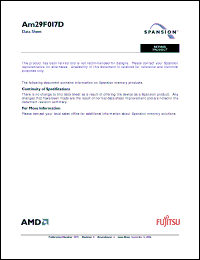 Click here to download AM29F017D-120EI Datasheet