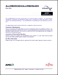 Click here to download AM29BDS128H Datasheet