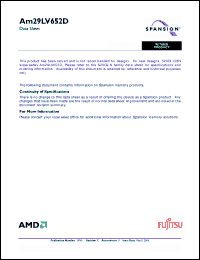 Click here to download AM29LV652DU35MAE Datasheet