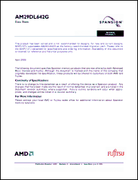 Click here to download AM29DL642G Datasheet