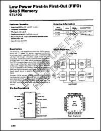 Click here to download 67L402NL Datasheet