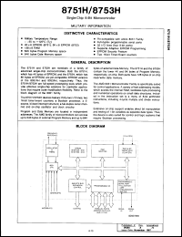 Click here to download 8751H8/BUA Datasheet