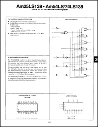 Click here to download AM25LS138DM Datasheet