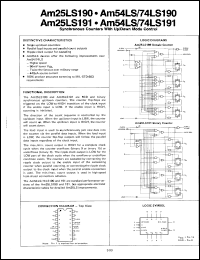 Click here to download AM25LS191PC Datasheet