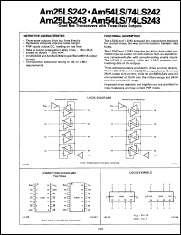 Click here to download AM25LS243XC Datasheet